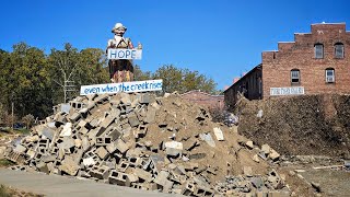 Asheville NC Helene Aftermath River Arts District walk through October 15 amp 16 2024 [upl. by Riccardo]