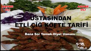 ETLİ ÇİĞ KÖFTE USTASINDAN AĞZINIZA LAYIK🌿🌼🌼🌿🌼🌼 [upl. by Oswald]