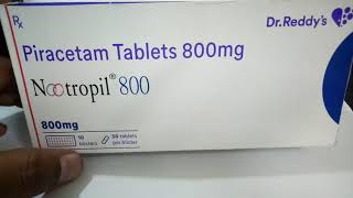 Nootropil 800 mg Tablet Review In Hindi [upl. by Joh]