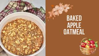 Baked Apple Oatmeal [upl. by Freya]