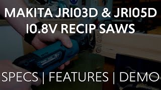 MAKITA JR103D amp JR105D CXT 108V RECIP SAWS FROM TOOLSTOP [upl. by Popper]