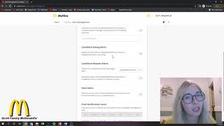 McHire Training Video  Setting up Alerts [upl. by Zitvaa844]