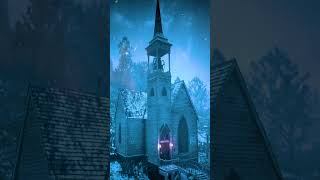 Snowstorm sounds for sleeping Blizzard at the church 10 hours [upl. by Anialeh]