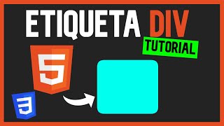 👉Como usar la ETIQUETA DIV en HTML 😱 [upl. by Aennyl]