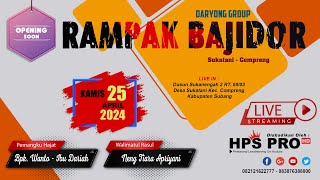 🔴LIVE STREAMING  RAMPAK BAJIDOR  SUKATANI  COMPRENG 2024 [upl. by Nortna]