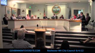 Rochester NH City Council Squashes Federal Sustainability Program [upl. by Arehahs]