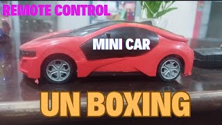 MINI REMOTE CONTROL CAR UNBOXING [upl. by Marr]