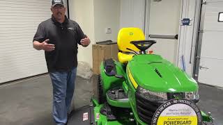 John Deeres X500 X700 Series Lawn Tractors Walk Around [upl. by Sammons]