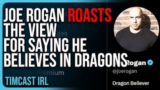 Joe Rogan ROASTS The View For Saying He BELIEVES IN DRAGONS He Changes His Twitter Bio [upl. by Cross]