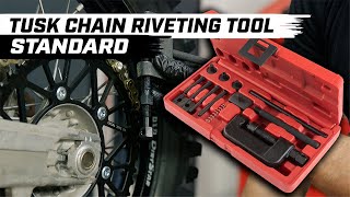 Tusk Standard MotorcycleATV Chain Riveting Tool [upl. by Houlberg]