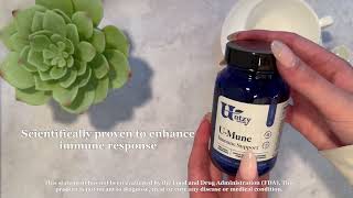 Utzy Naturals uMune Immune Support  60 Capsules [upl. by Sonitnatsnok527]