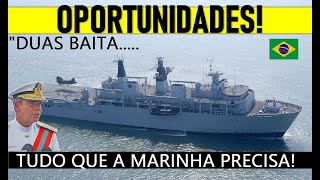 2x OPORTUNIDADES Navios MILITARES que se encaixariam no BRASIL [upl. by Merete]