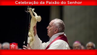 Celebração da Paixão do Senhor 29 de março de 2024 Papa Francisco [upl. by Friedland]