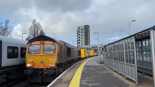 6672266723 Working 3Y88 Totton YardTotton Yard via Weymouth Through Poole 311223 [upl. by Geller]