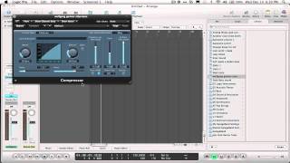 How to use Sidechain Compression in Logic Pro 9 [upl. by Annoyk726]