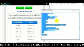 New FreeBitcoin SCRIPT 2018 100 Working Withdrawal Proof [upl. by Garold107]