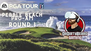 PEBBLE BEACH PROAM  Career Mode  Round 1  EA Sports PGA Tour 2023 [upl. by Vittoria830]