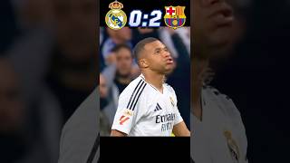 Real Madrid vs Barcelona 2024 El Clasico 🔥  04 Victory for Barça 💙❤️ shorts football [upl. by Calvin]