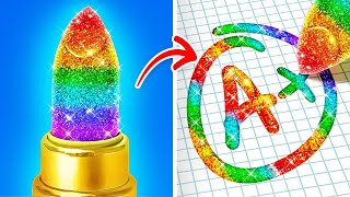 Rainbow hacks and crafts  Colorful DIY Ideas for Everyone [upl. by Galina]