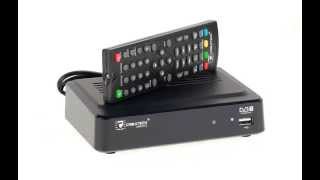 Tuner cyfrowy DVBT2 HD do telewizji naziemnej Cabletech URZ0323 [upl. by Harbird]