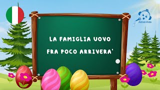 LA FAMIGLIA UOVO Pasqua sta arrivando 🎤🥚 Alman Kids Karaoke [upl. by Nadya964]