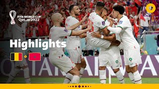 Famous win for The Atlas Lions  Belgium v Morocco  FIFA World Cup Qatar 2022 [upl. by Damien]