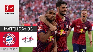 UNBELIEVABLE RB Tears Bayern Down  Bayern  Leipzig 13  Highlights  MD 33 – Bundesliga 2223 [upl. by Petracca]