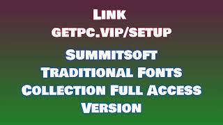 🔸Summitsoft Traditional Fonts Collection🚗 HOW TO INSTALL 💻PCLAPTOP TUTORIAL 2024 no charge🎸 [upl. by Nnaycnan219]