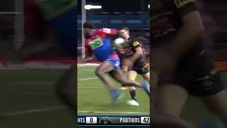 Edrick Lee Try Vs Panthers shorts nrl [upl. by Hyacinthie259]