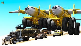 Beamng drive  Giants Machines Crushes Cars 8 [upl. by Ssepmet]