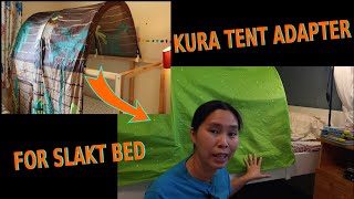 Ikea hack KURA bed tent adapter for SLAKT bed [upl. by Mieka]