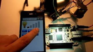 BeagleBone Web Server LED [upl. by Eelibuj]