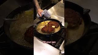 This is how I cook a steak in a cast iron PT 2 [upl. by Leggett]