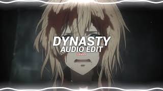 dynasty  miia edit audio [upl. by Reggie]