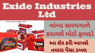 exide industries share latest news  exide industries share news  exide industries share [upl. by Aehc]