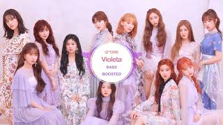 IZONE  VIOLETA  BASS BOOSTED  🎧 🎵 [upl. by Bolt470]