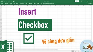 Cách sử dụng Checkbox siêu hay trong excel Bạn cần biết [upl. by Adria]