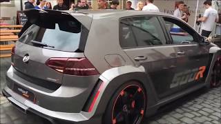 Volkswagen Golf R500 exhaust sound [upl. by Nuawed108]