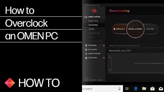 Overclock an OMEN Computer  OMEN Gaming  HP Support [upl. by Eatnahs]