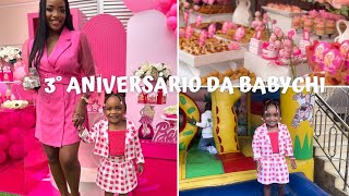 3° ANIVERSÁRIO DA BABYCHI 🩷🎂🎀🎉🎉  Abrimos os presentes 🎁🥰 [upl. by Asp]