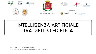 Intelligenza Artificiale  tra diritto ed etica [upl. by Damon37]