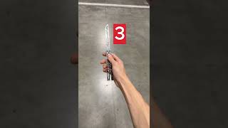 3 Steps for Butterfly Knife Trick  Easy [upl. by Leaper]