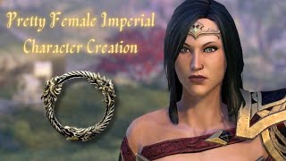 Elder Scrolls Online  Pretty Female Imperial Character Creation Tutorial [upl. by Aelak]