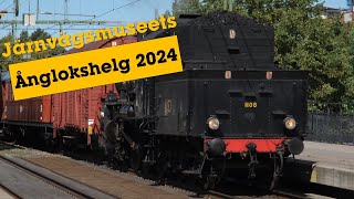 Museijärnväg i Sverige del 6  Järnvägsmuseets Ånglokshelg 2024 [upl. by Haney]