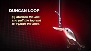 How to tie a Duncan Loop Knot by Abu Garcia [upl. by Schilling]