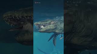 Mosasaurus sometimes eats live snacks  Jurassic World Evolution 2  Dominion Malta Expansion [upl. by Arelc]