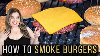 How To Smoke Burgers On Traeger Pellet Grills [upl. by Ire]