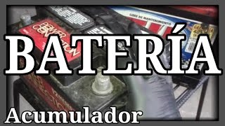 Batería Acumulador Datos Importantes [upl. by Brock]