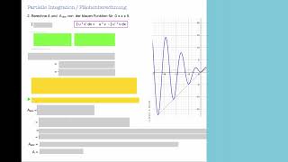 Partielle Integration Flächenberechnung [upl. by Almeeta]