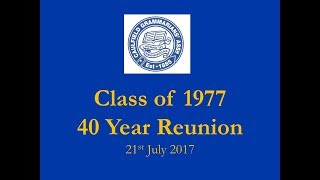 Class of 1977 Reunion Powerpoint [upl. by Trever]